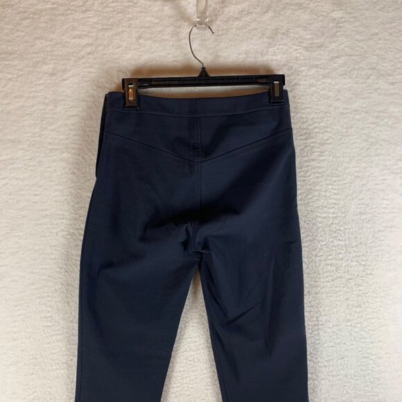 MM. LaFleur Women's The Foster Pant Power Stretch Side Zip Navy Size 2 9543 - Picture 9 of 15